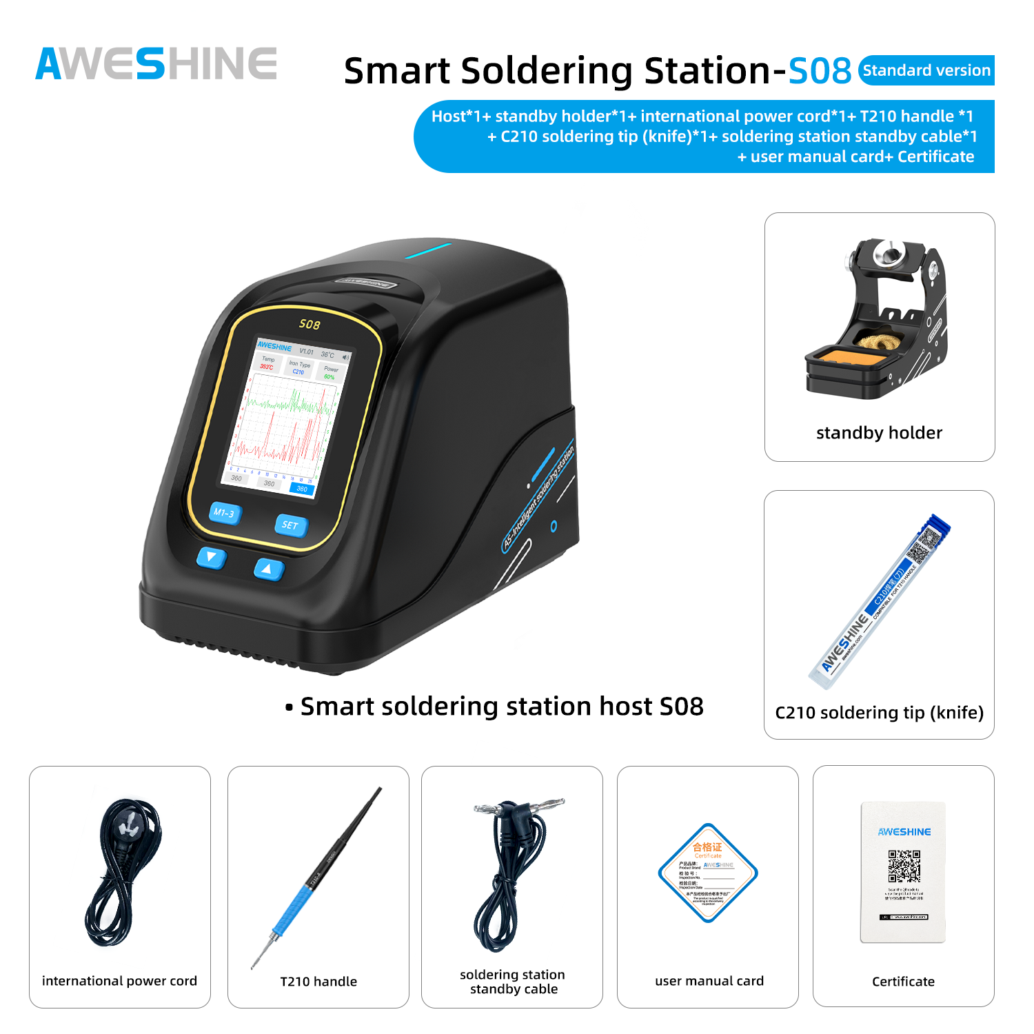 Smart Soldering Station -S08